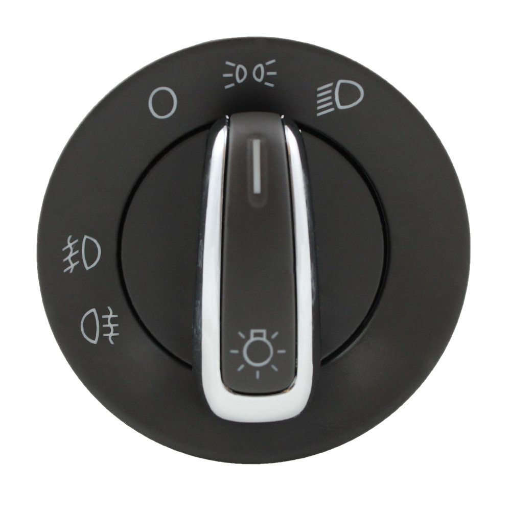 Auto Headlight Switch Chrome w/Light Sensor Module For VW Golf Mk4 Passat Polo☀️