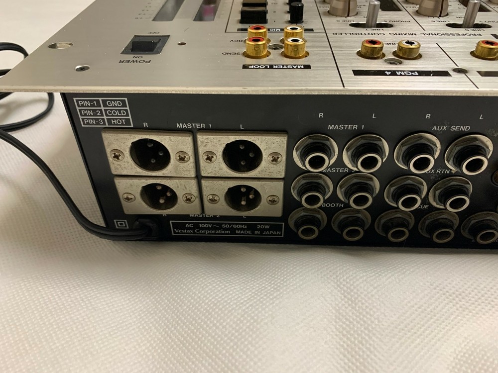 Problem Item! Vestax PMC-50A DJ Mixer Professional Mixing Controller AC100V