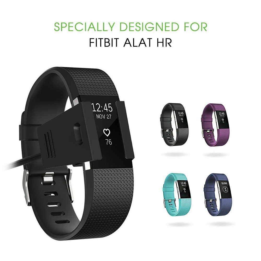 Awinner Charger for Fitbit Charge 2 - Replacement USB \ Charging Cable-2 Pack