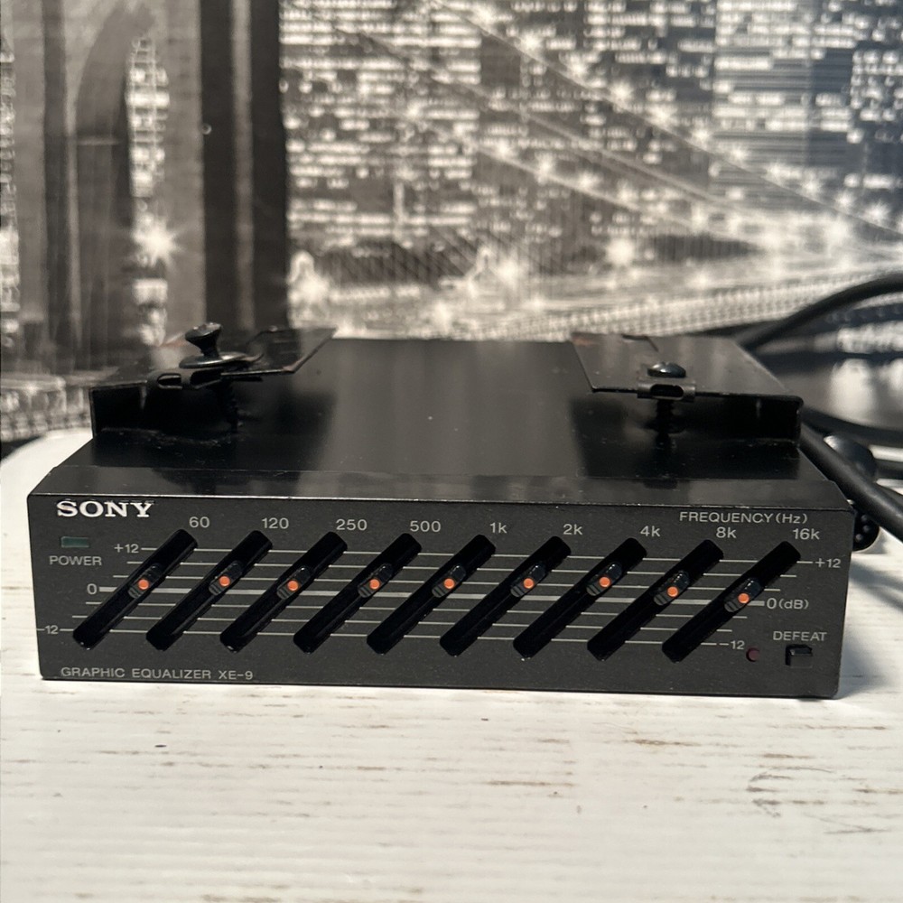 Sony Graphic Equalizer XE-9 Car Stereo Component Pre Amp Japan UNTESTED AS IS