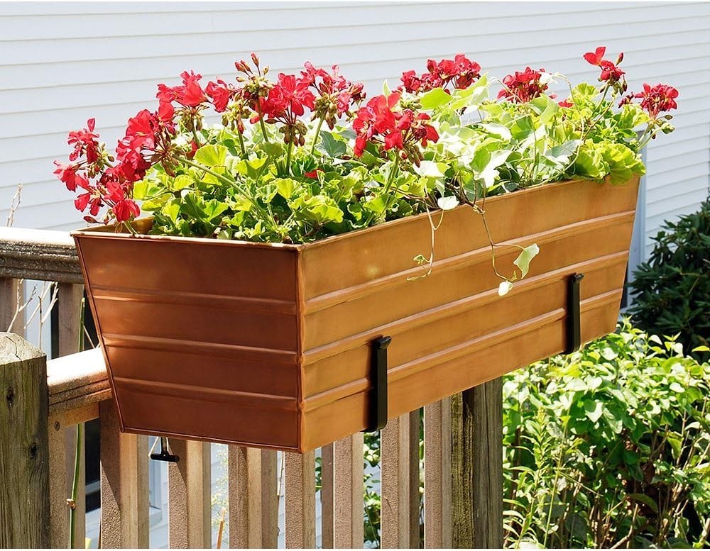 NEW Window Flower Box Planter Large Copper