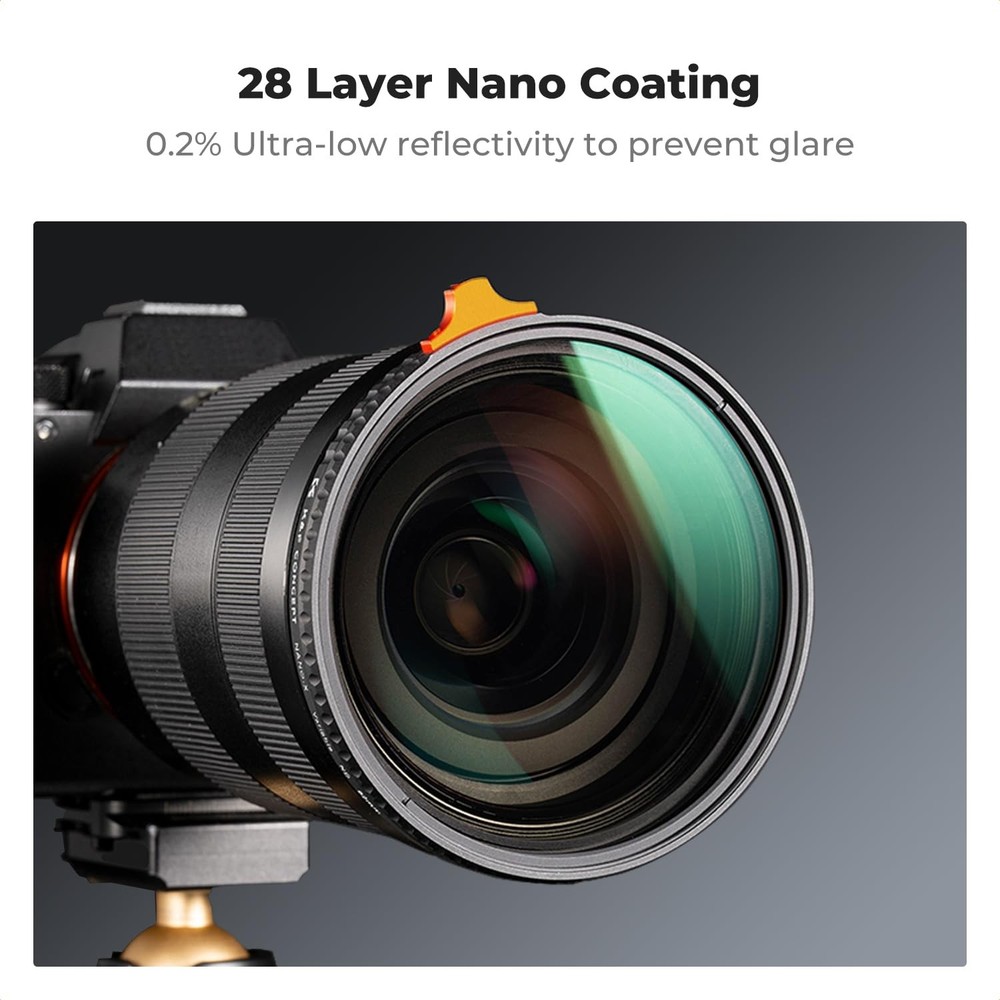 58mm Variable ND Lens Filter ND3-ND1000 (1.5-10 Stops) Putter Adjustable HD N...
