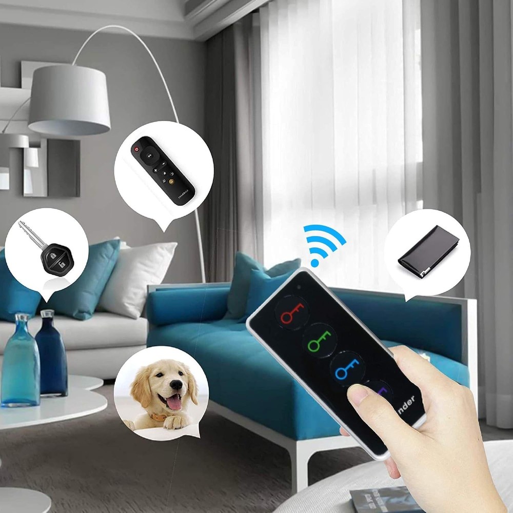 Effortless 100dB Key Finder with 4 Receivers - Long Range Locator Solution