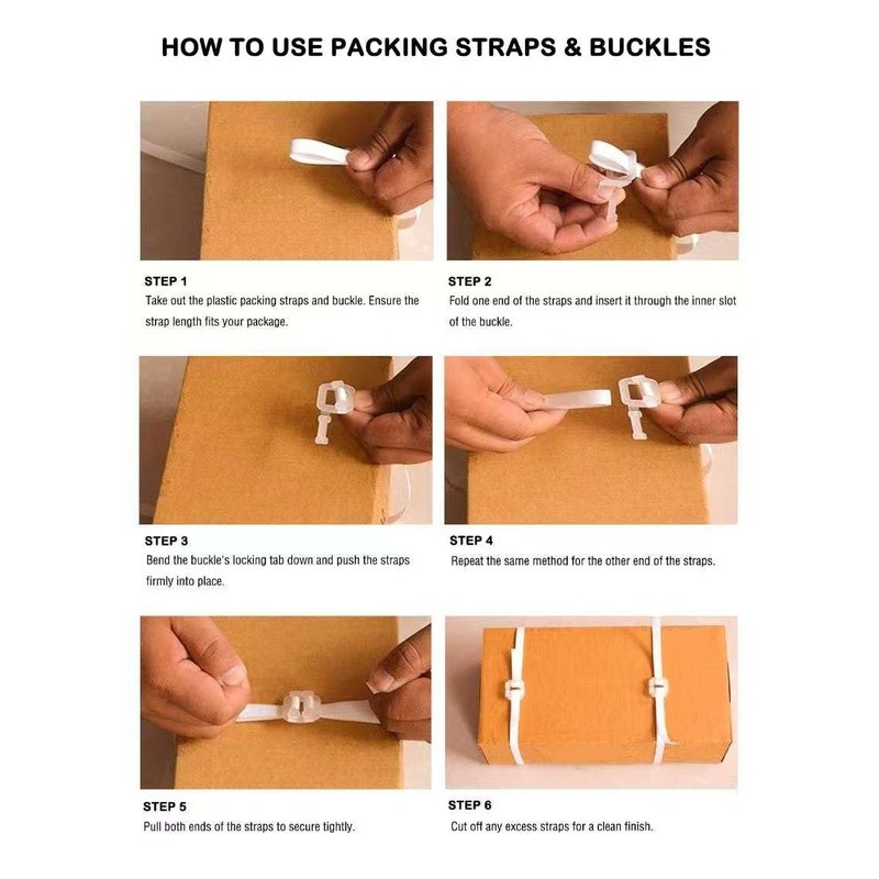 Heavy Duty Plastic Strapping Tool Kit Durable Packaging Boxes Pallets Supplies