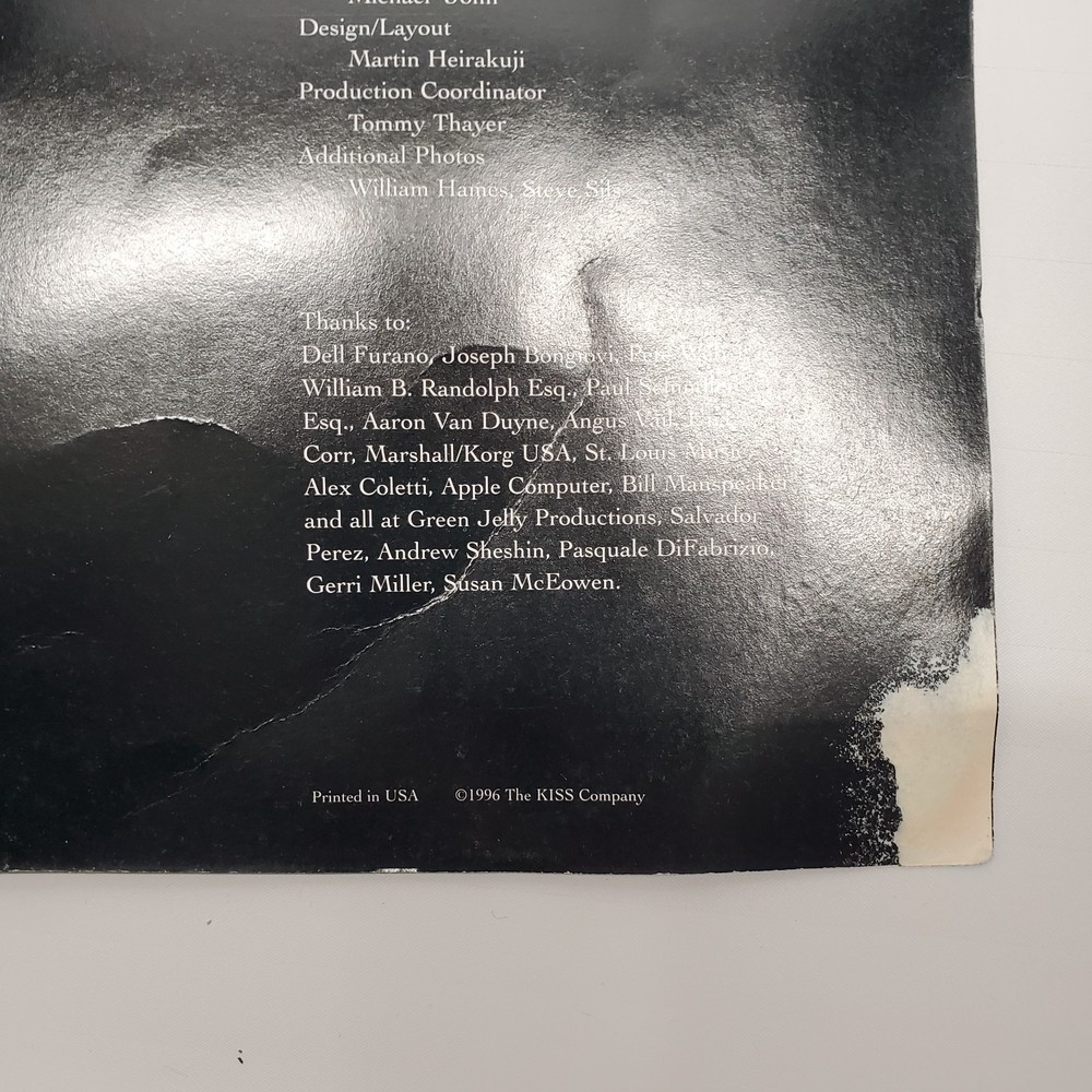 Lot of 2 Kiss Alive Worldwide Tourbook 1996-1997