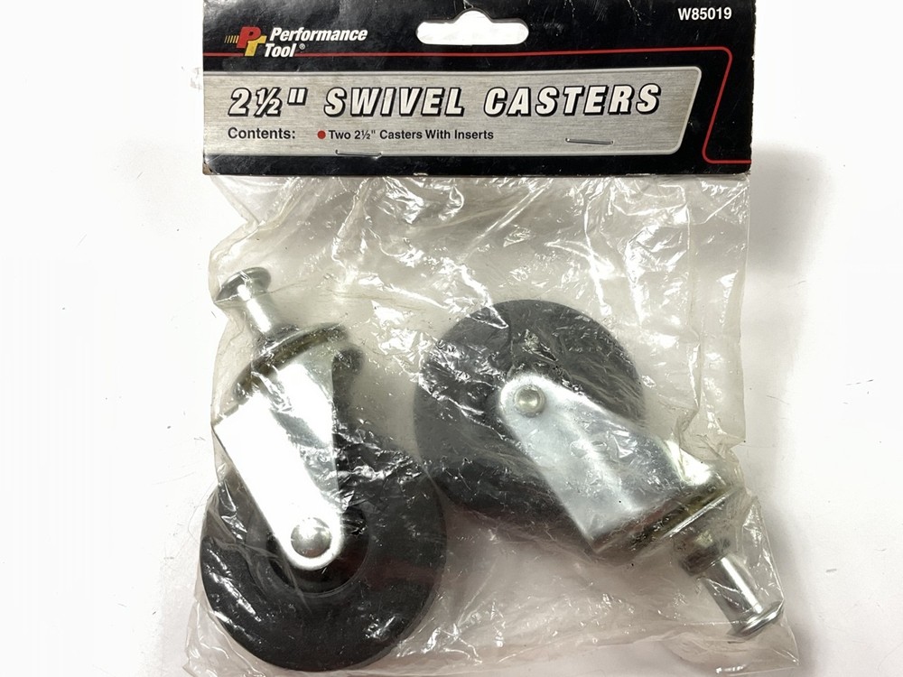 Performance Tool W85019 2-1/2" Replacement Swivel Caster Wheels