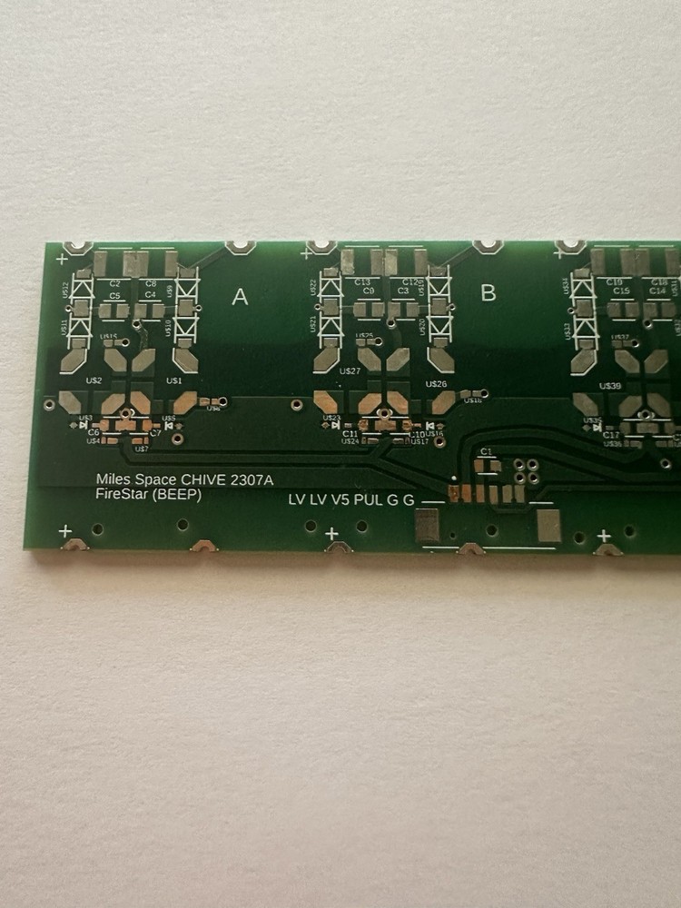 Aerospace PCB Miles Space CHIVE 2307A FireStar BEEP Prototype Board