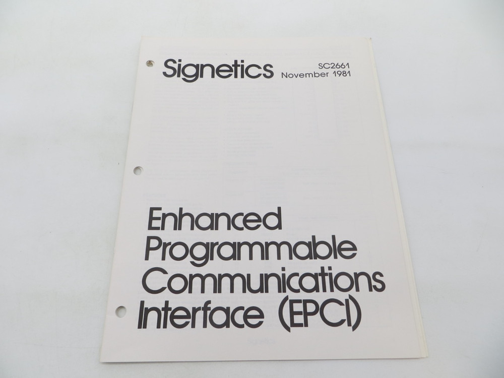 Signetics lot of 10 Application Notes Tech Data Sheets 1981 vintage technology