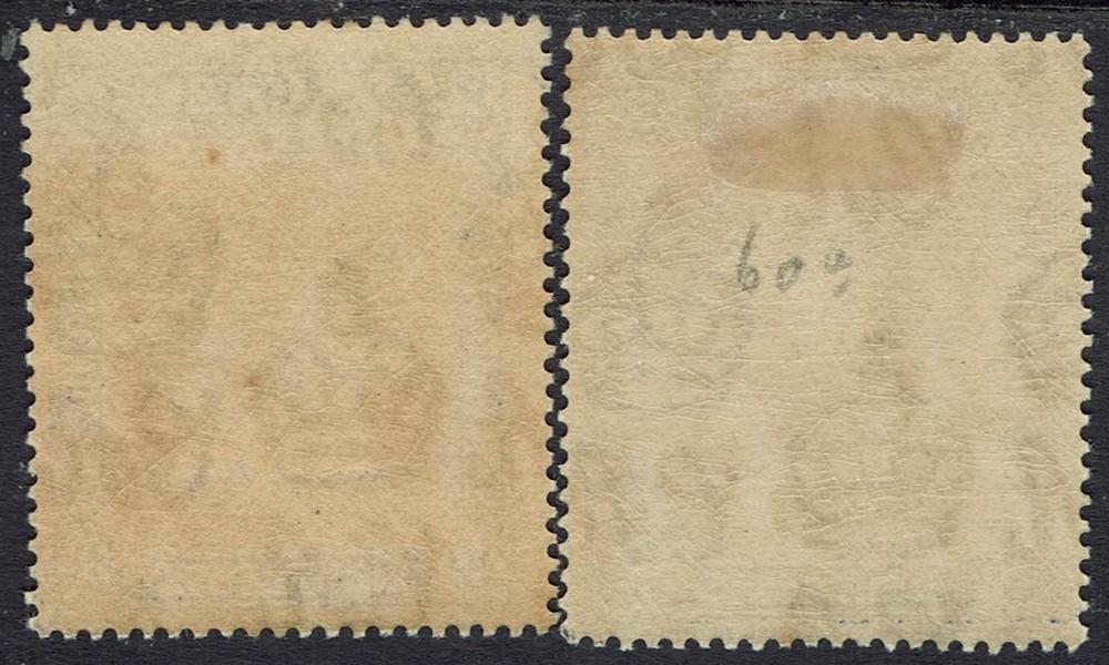 BRUNEI 1924 RIVER VIEW 8C GREY AND BLUE WMK MULTI SCRIPT CA