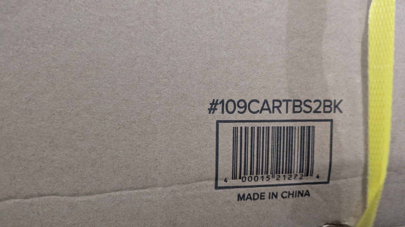 Small Bussing Cart with Two Shelves 32" x 16" x 24" BLACK 109CARTBS2BK Utility