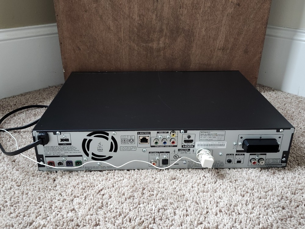 Sony HBD-E770W Receiver Streaming Blu-Ray DVD Receiver **NO REMOTE** TESTED