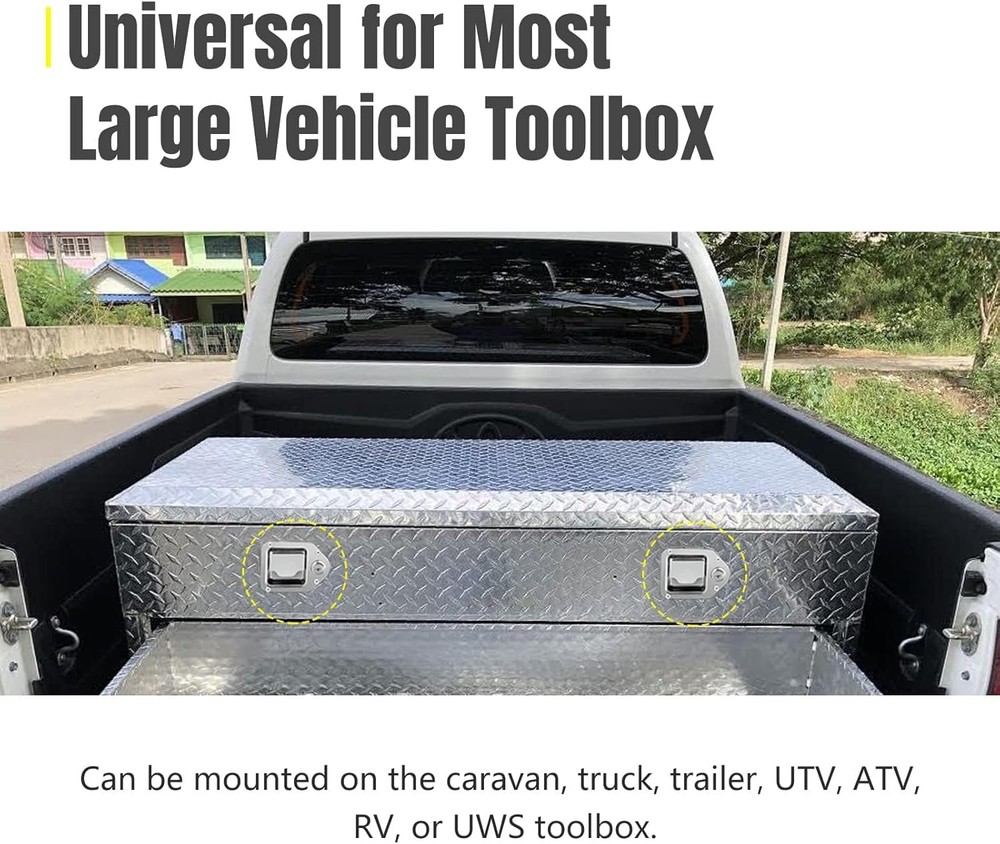 YESHMA 2Pcs Truck Tool Box Latch Toolbox Paddle Lock Replacement Handle...