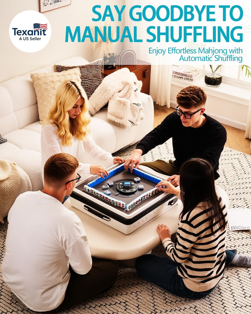 Portable Automatic Mahjong Table, Hand-Held Mini-Mahjong, Automatic Mahjong, Fol