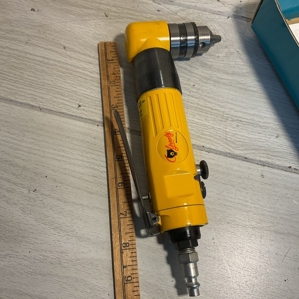 Grizzly 3/8” Angle Reversible Drill Pro Pneumatic Tools And Accessories