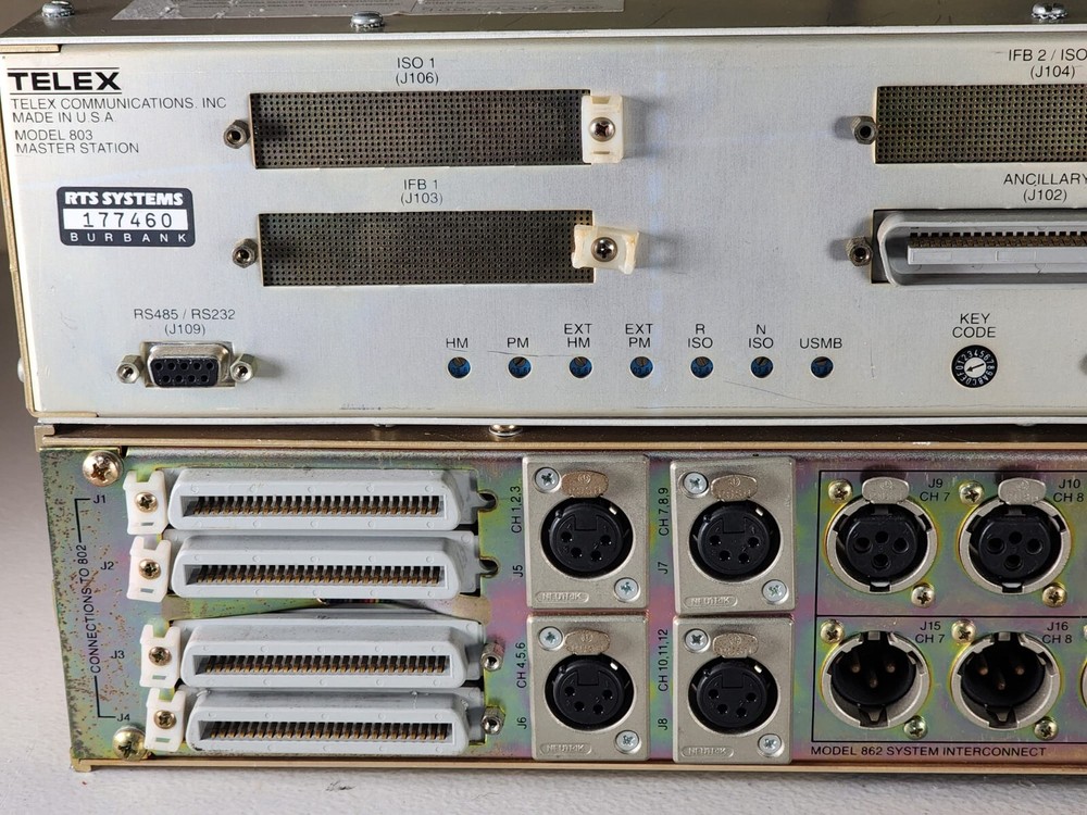 RTS 803 Master Station + RTS 862 Intercom System Interconnect