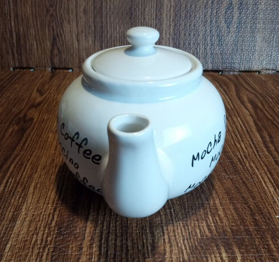 Gourmet Expressions Teapot Cream MOCHA ESPRESSO COFFEE/CAPPUCCINO