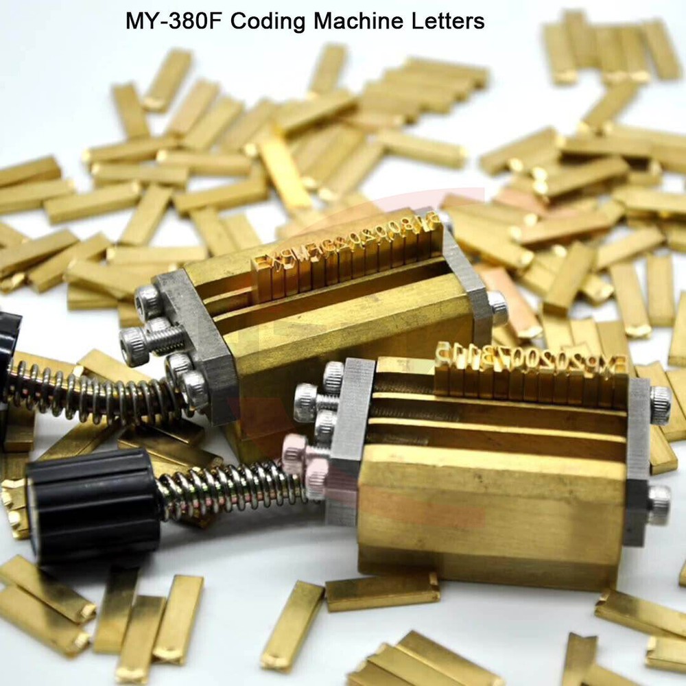Coding Machine Brass Flexible Letters Number Alphabet Symbol Customized Stamp