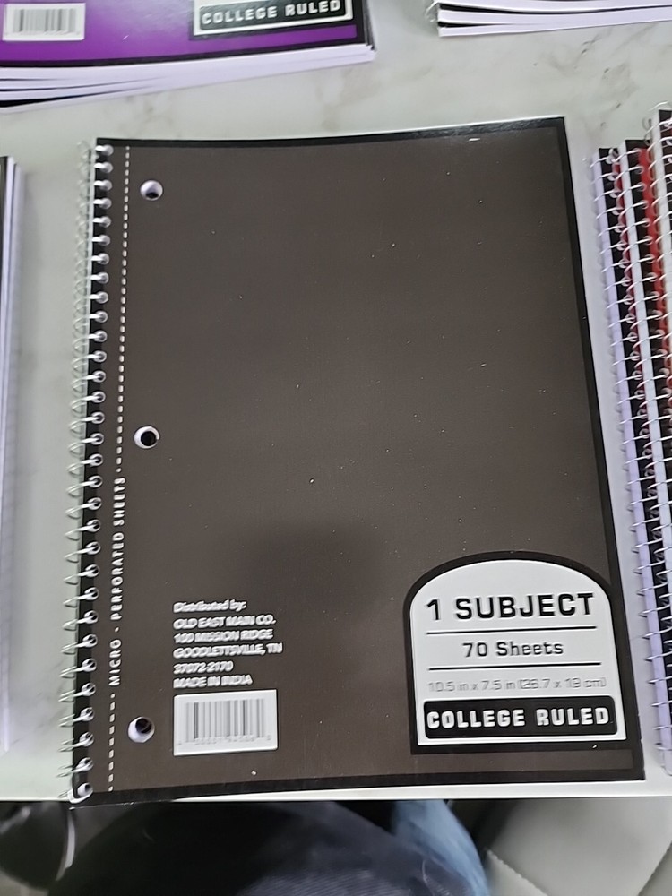 1 Subject 70 Sheets College Ruled