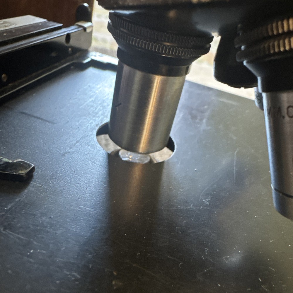 Spencer Buffalo Microscope U.S. NAVY WWII & Storage Box