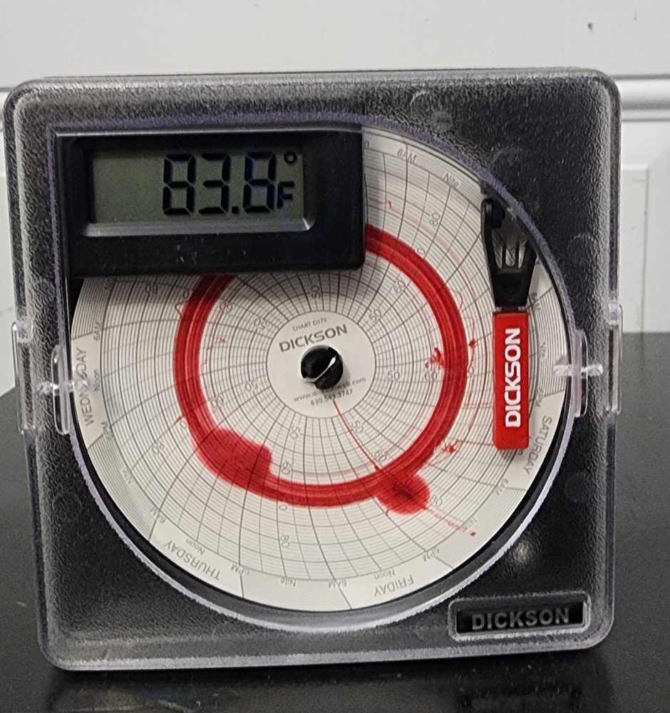 Dickson Data Temperature Chart Recorder