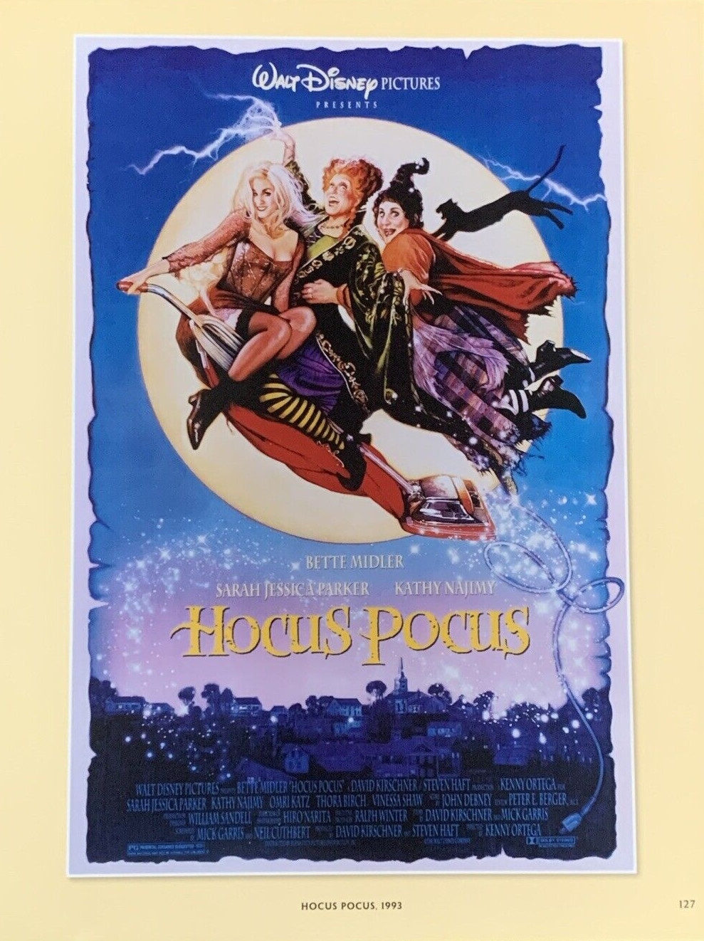 Hocus Pocus Movie Poster 1993 Walt Disney Pictures #0022