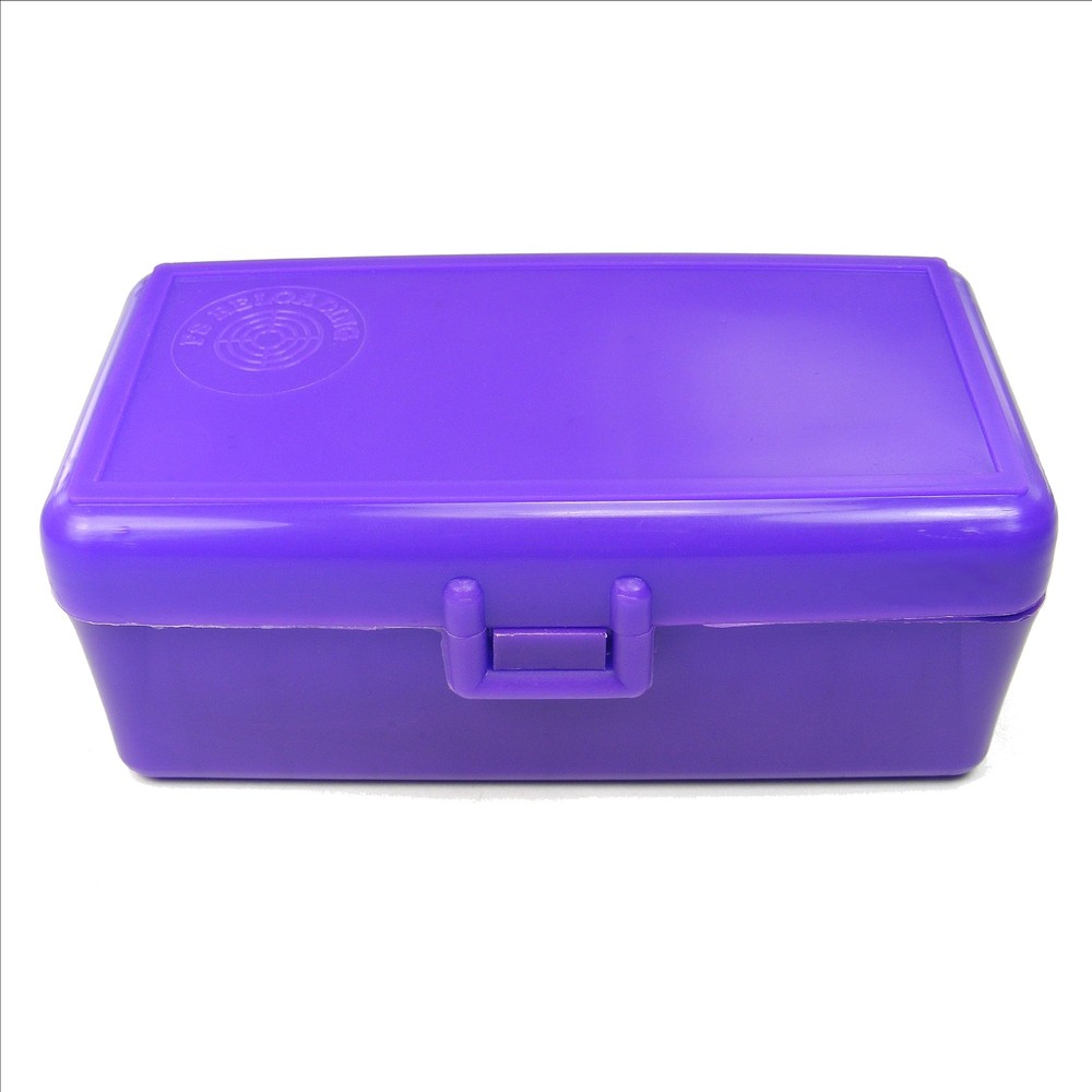 FSR Plastic Ammo Box Large Pistol 50 Rd FS-LP-50-Solid-Purple