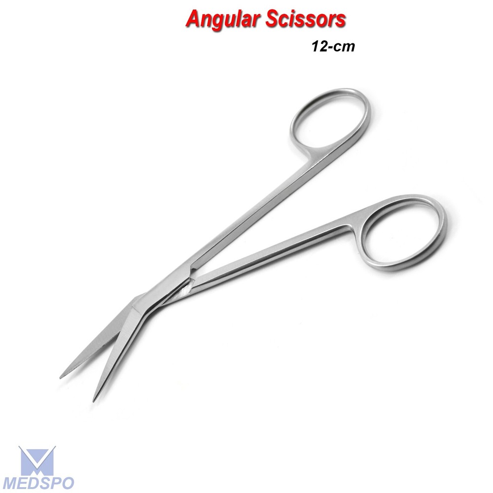 Iris Angular Dental Scissors Soft Tissue Dissection Surgical Suture Micro Shear