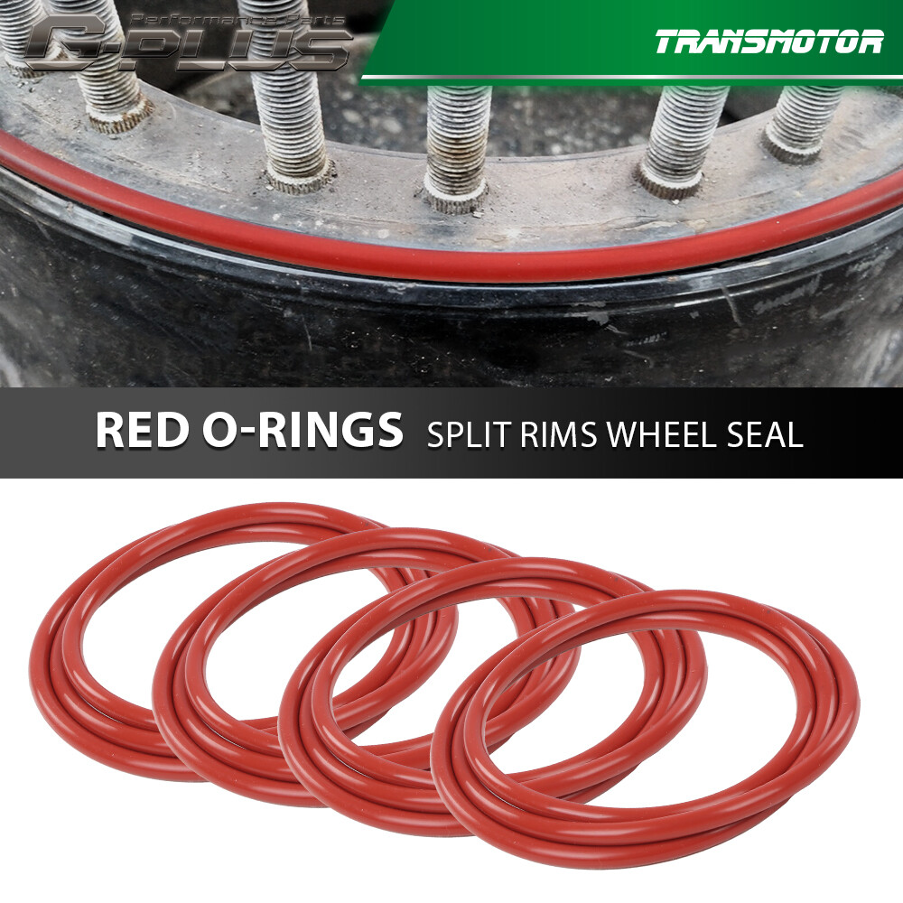 4PK Red O-Rings Military Humvee Split Rims Wheel Seal And M1101 M1102 Trailers