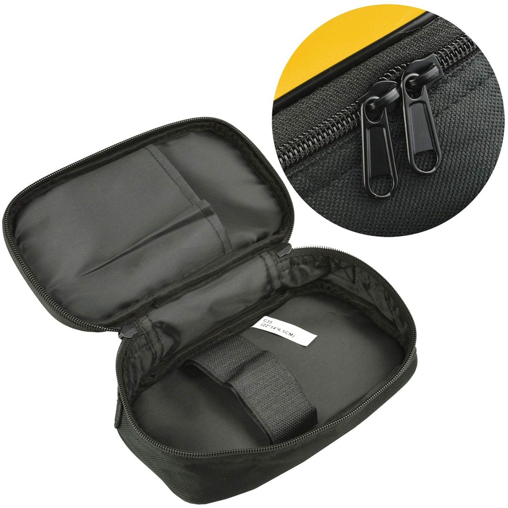 C35 Multimeter Meter Soft Case,Use for Clamp Yellow,Black