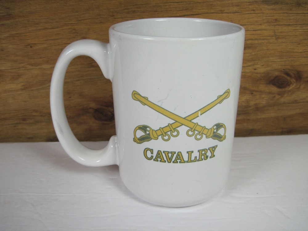 U.S. ARMY CAVALRY COFFEE CUP