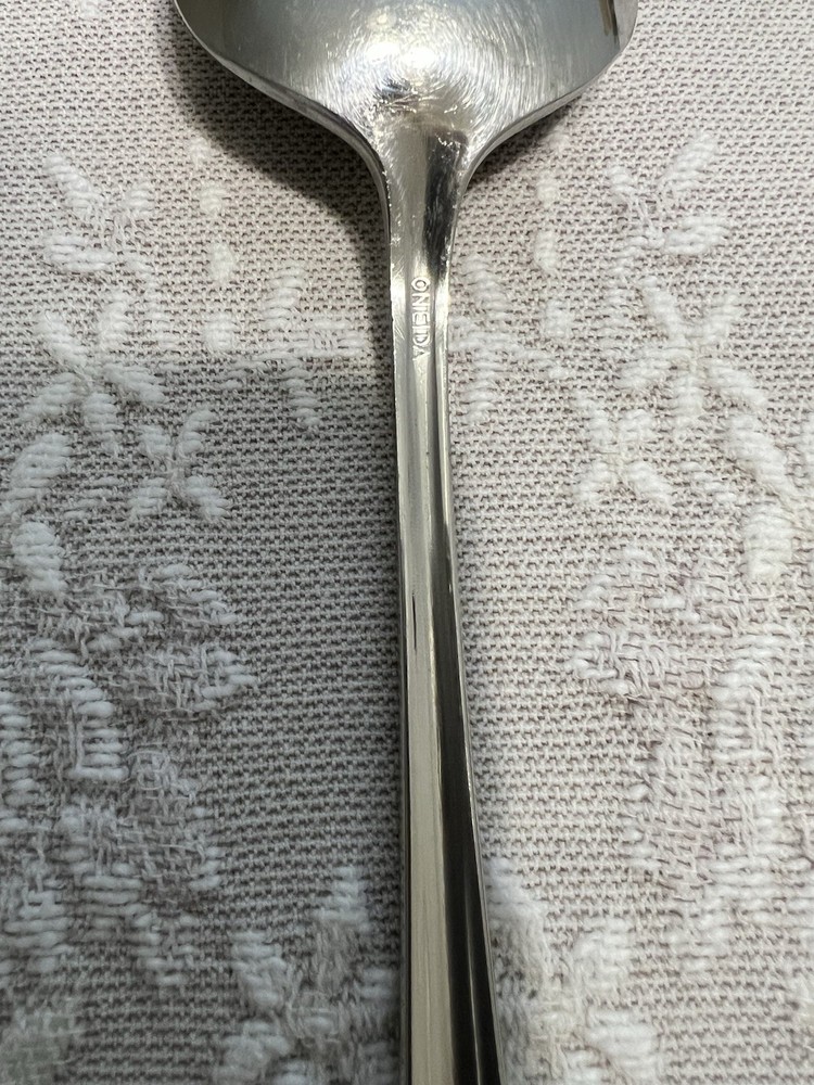 Oneida Bancroft Serving Set: Meat Fork, Serving Spoon and Sugar Spoon