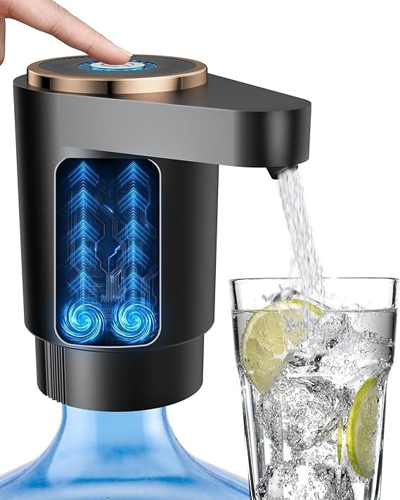 Water Bottle Pump Switch Electric Automatic Dispenser 5 Gallon USB Rechargeable