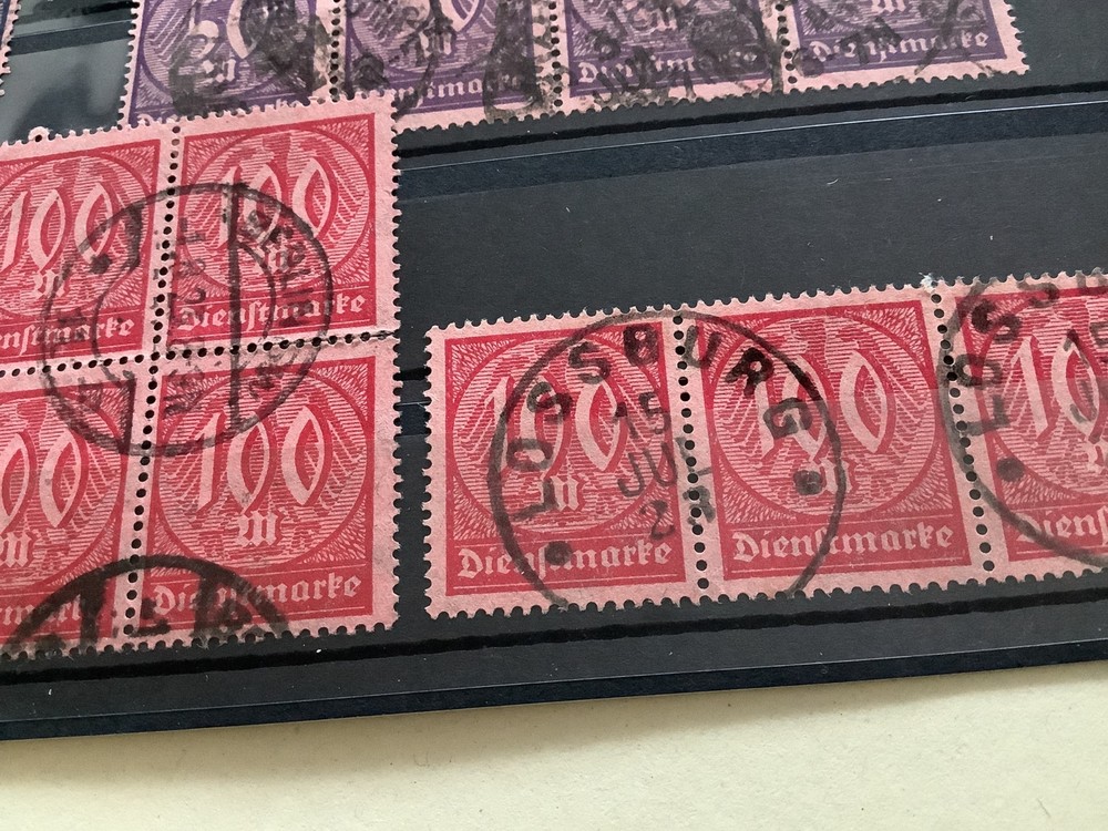Germany 1922 Officials used stamps Ref R49791