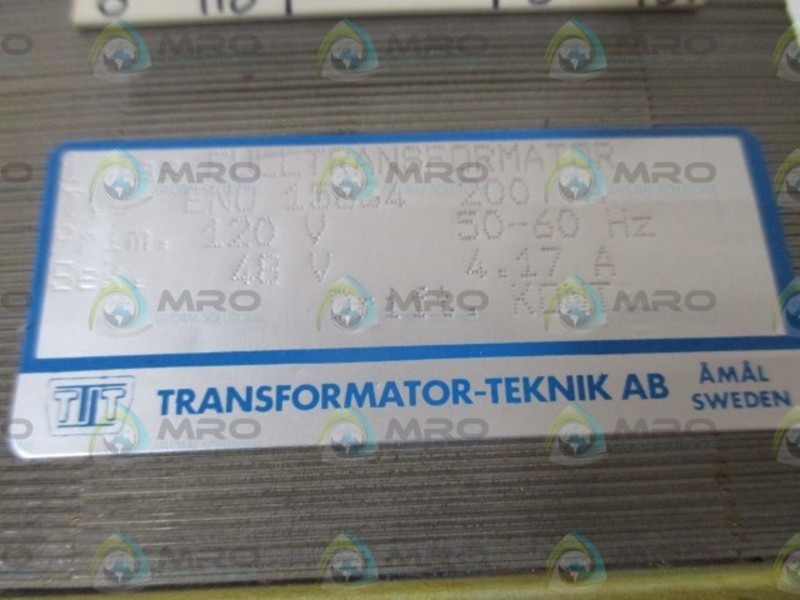 TRANSFORMATOR-TEKNIK ENO 15834 TRANSFORMER NSNP