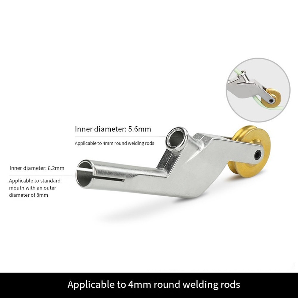 Multi Material Welding Nozzle with Wheel for PVC and Plastic Floor Welding