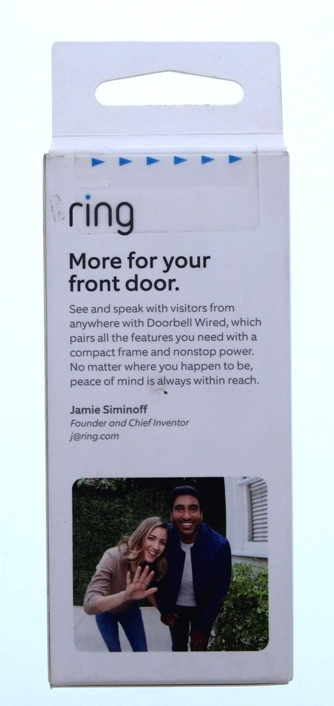 Ring Doorbell Wired (Black)