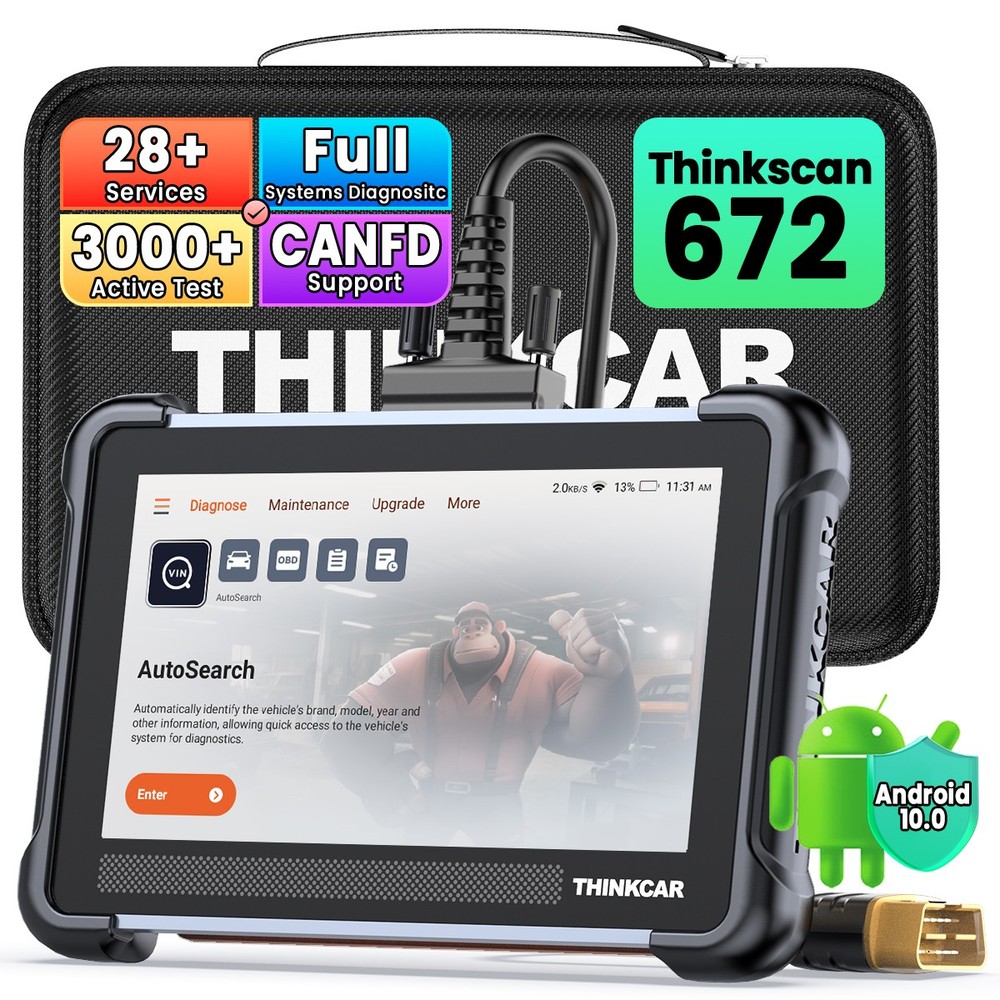 Thinkcar ThinkScan 672 Diagnostic Scanner Car Bidirectional Tool Scanner CANFD