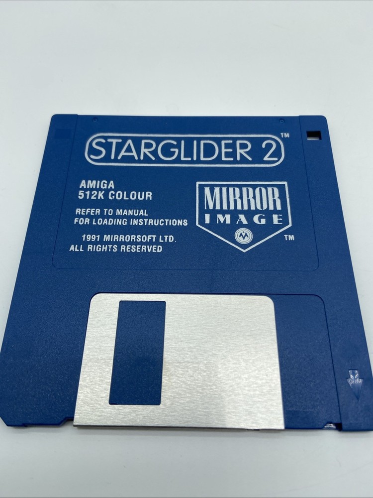 1991 STARGLIDER 2 Amiga VTG Floppy Disk Untested HTF