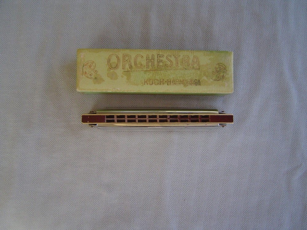 KOCH-HARMONICA "ORCHESTRA" HARMONICA IN "C" WITH BOX CLEANED AND REFURBISHED