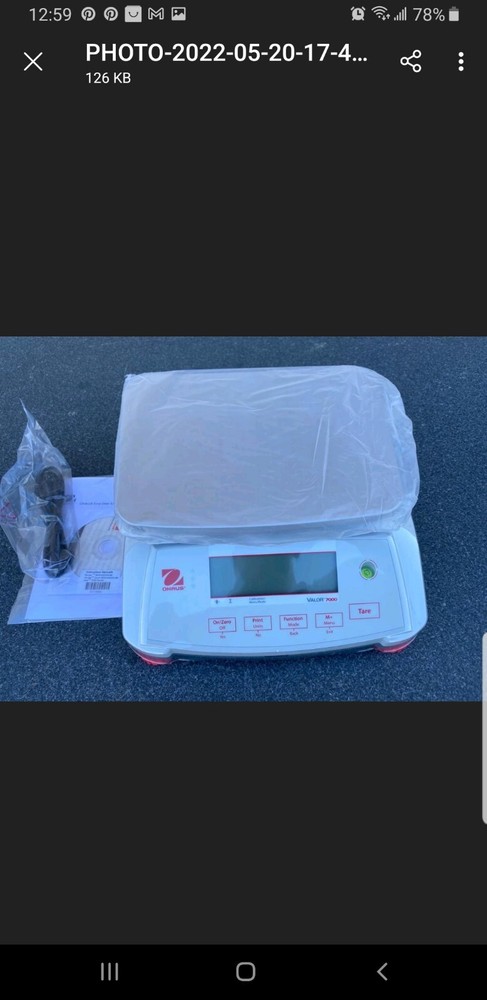 Ohaus scale Model V71P6T