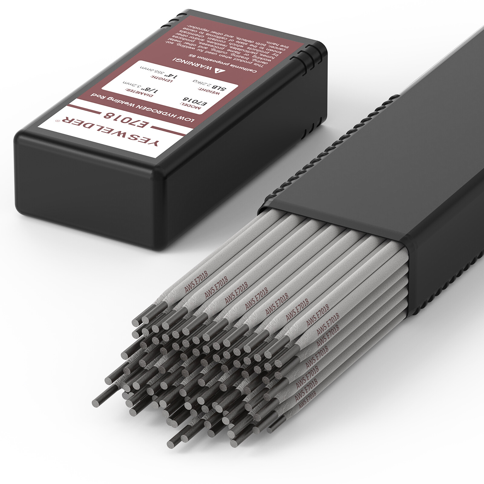 E7018 Welding Rod Low Hydrogen Carbon Steel Stick Electrodes 3/32",1/8",5/32"