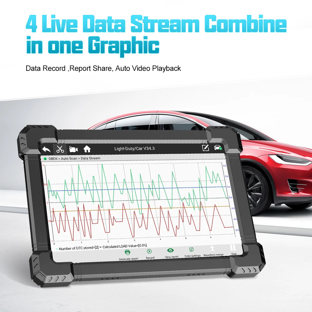 ANCEL X7 All System Bidirectional OBD2 Scanner TPMS SRS IMMO DPF Diagnostic Tool