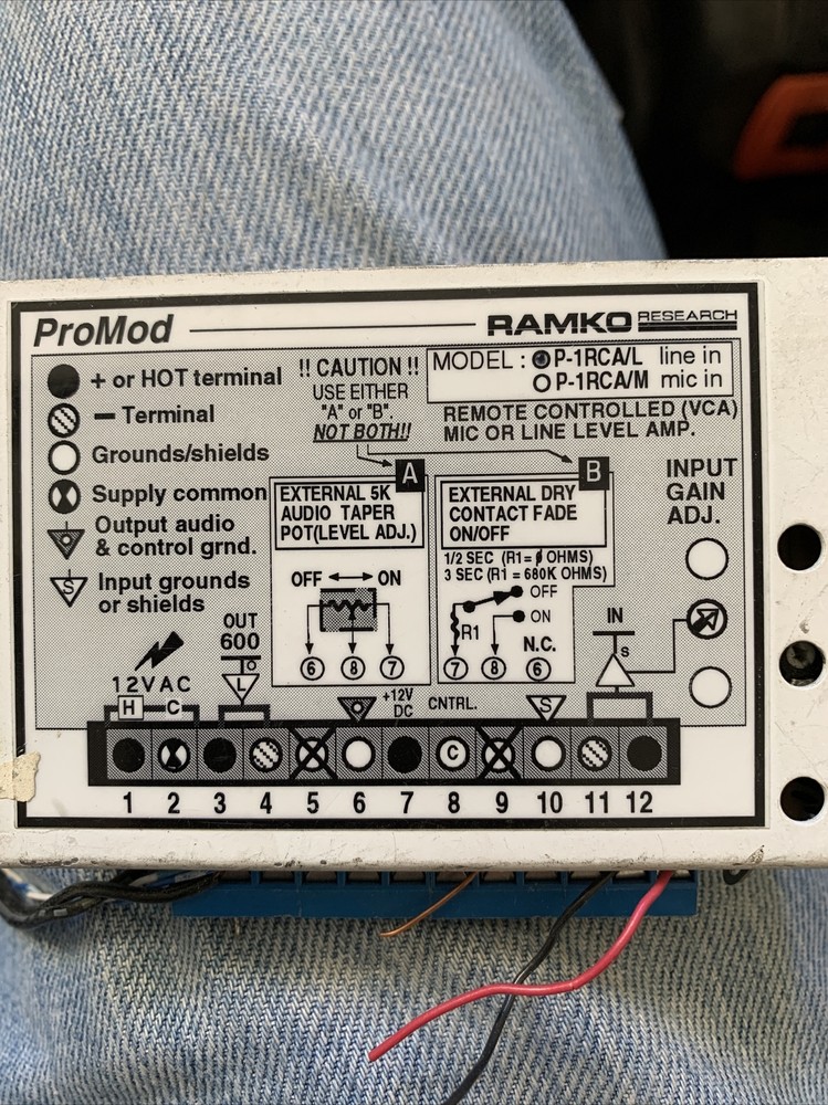 ramko research promod P-1RCA/L