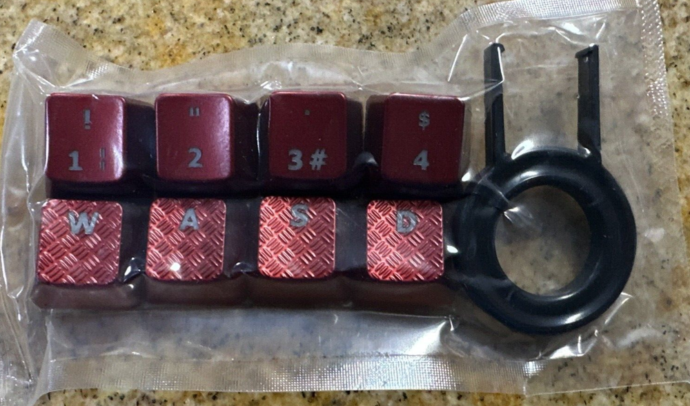8x Backlit Keys Caps Set For Corsair FPS Gaming Keyboard MX Key Switch + Puller