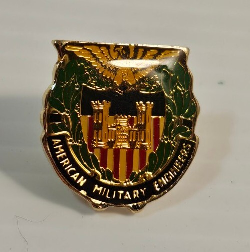 American Military Engineers Pin