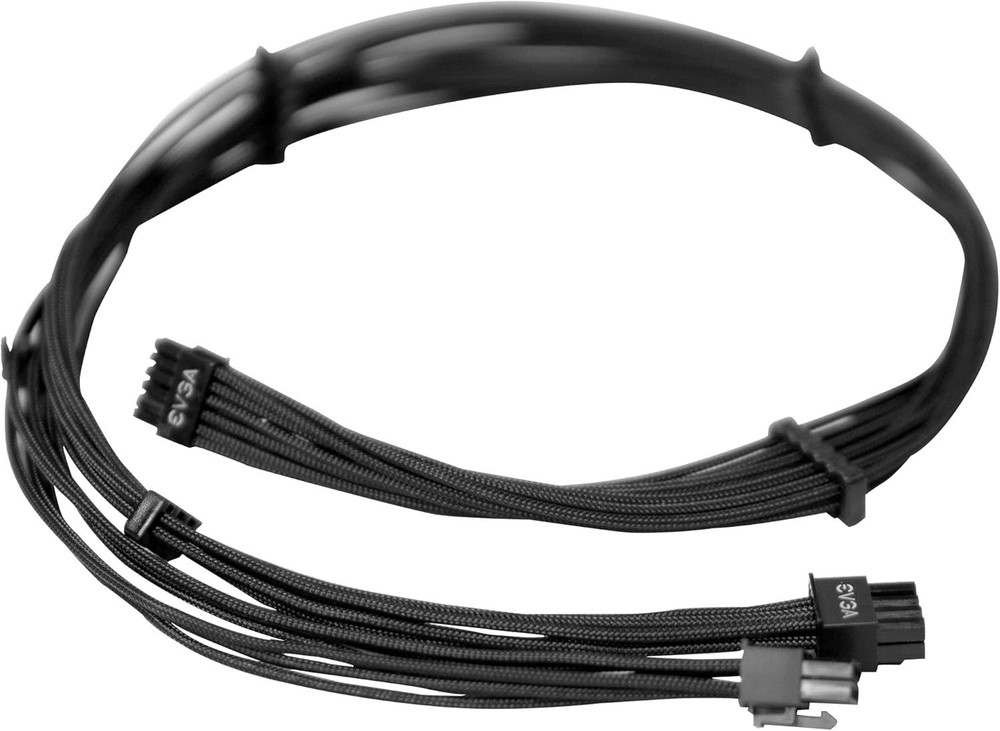 EVGA PerFE 12 Cable, Individually Sleeved Cable, Built RTX 30 Series , Black