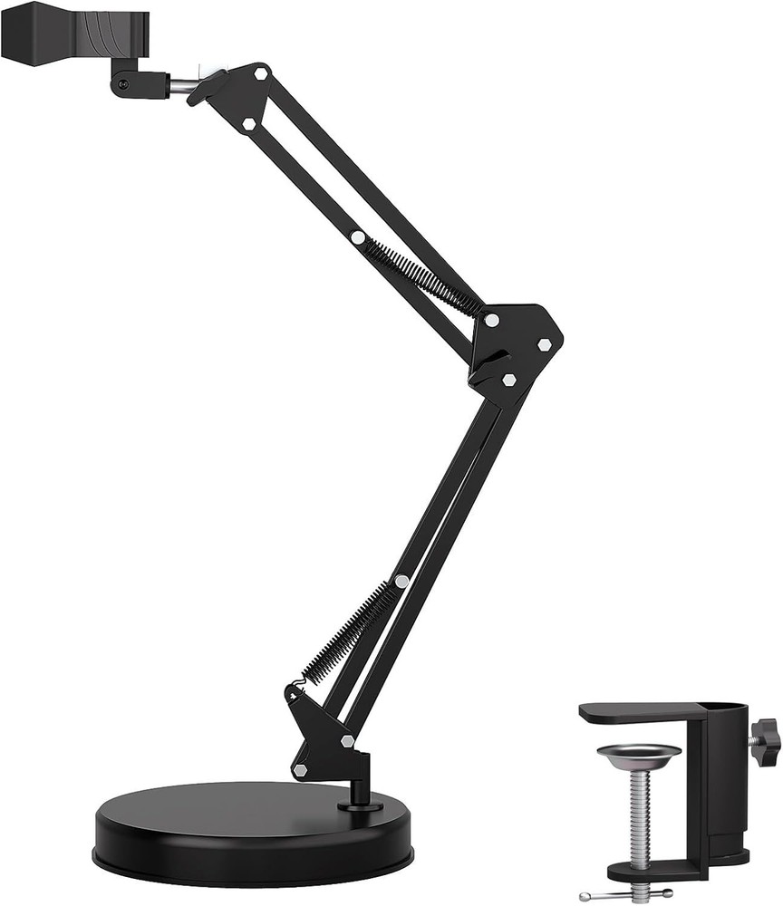 21" Adjustable USB Microscope Stand Universal Mount with Table Clamp for Camera