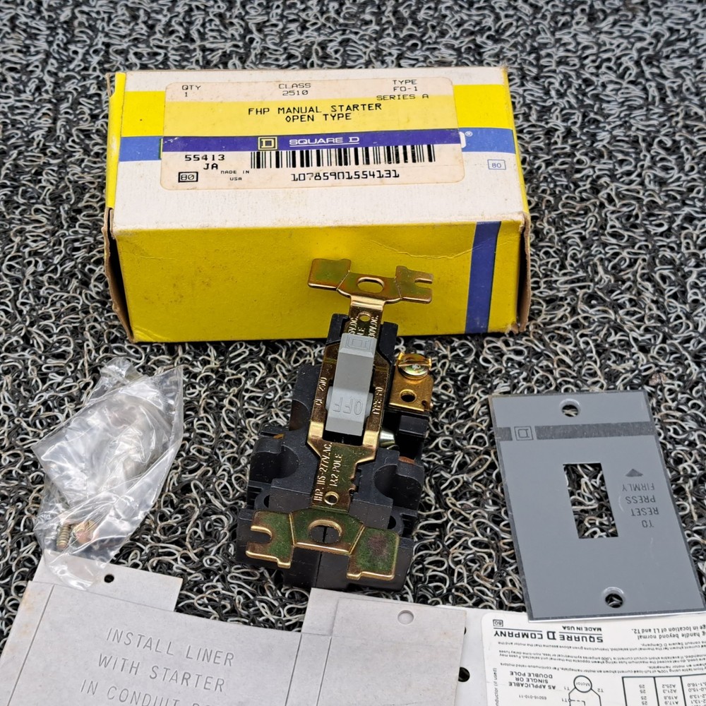 Square D FHP 55413 Manual Starter Switch