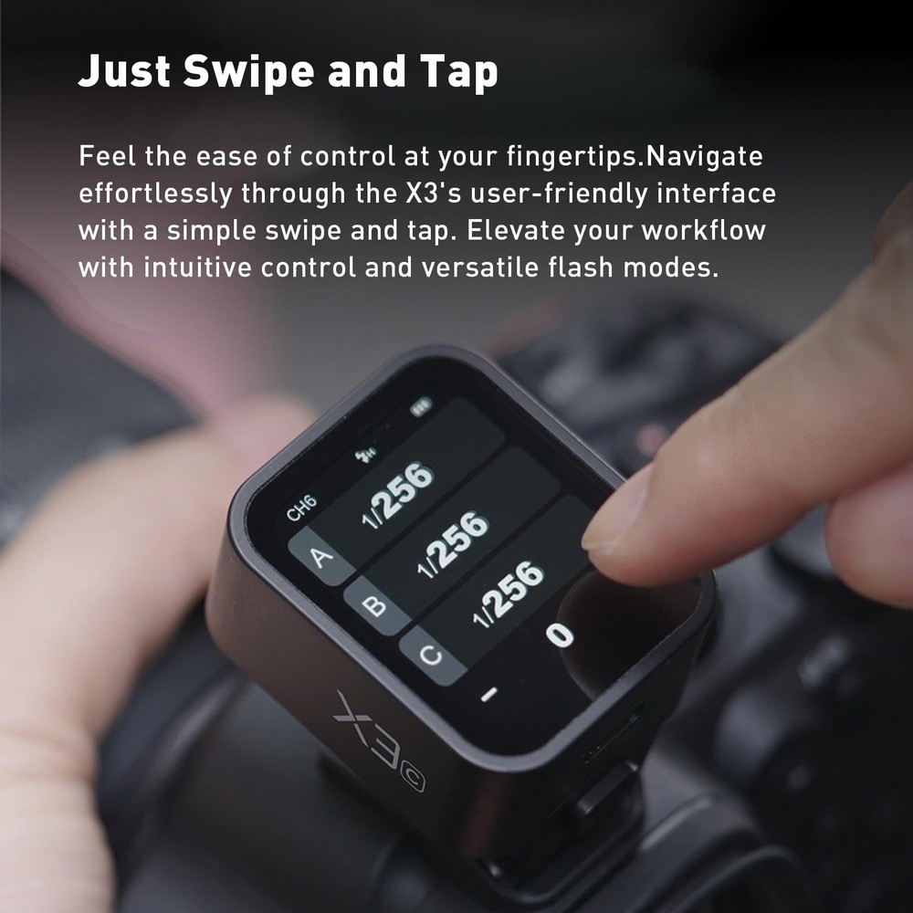 X3 X3C X3-TTL Wireless Flash Trigger for Canon , OLED Touchscreen Flash Trans...