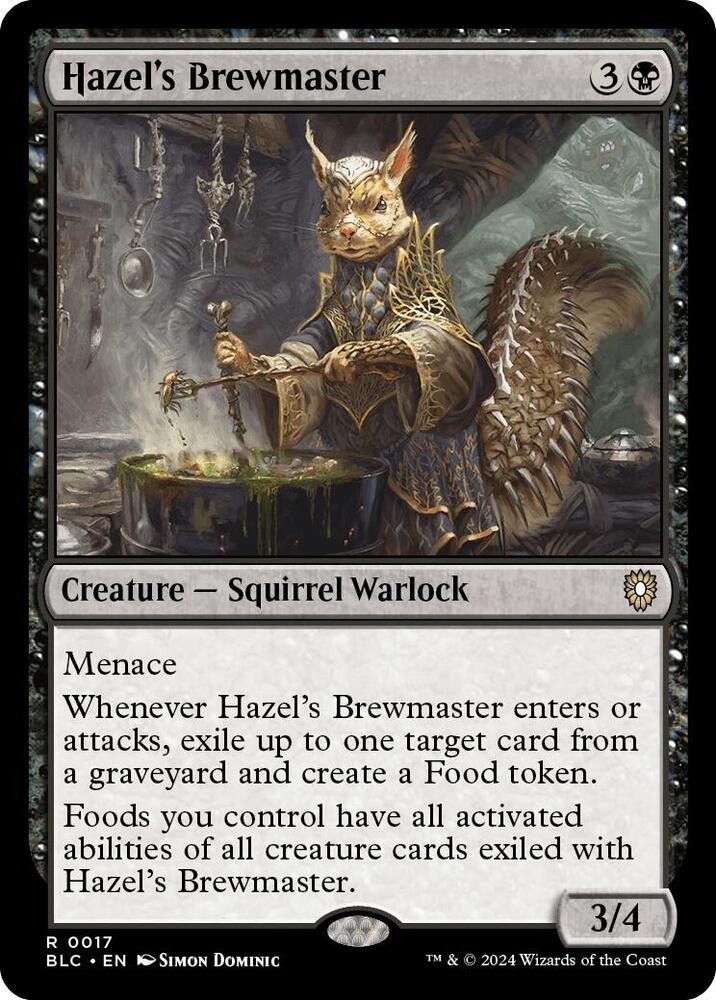 Hazels Brewmaster 0017 MTG BLC  Rare NP